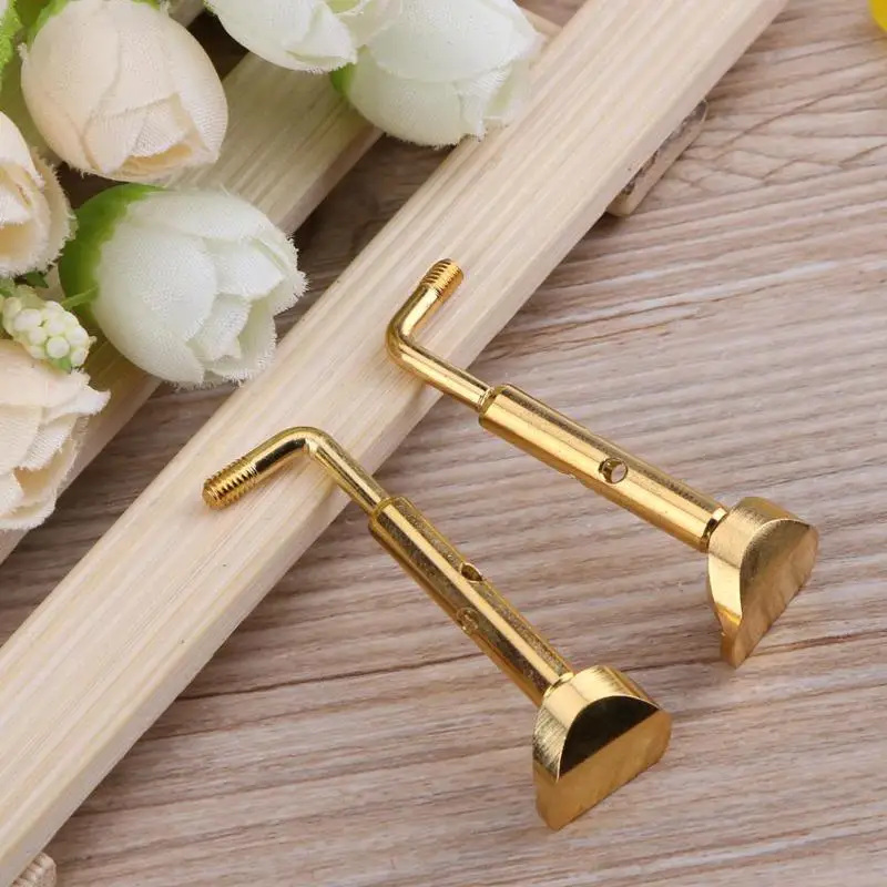 2 шт./компл. регулируемые медные зажимы для подставки скрипки 3/4 4/4 набор