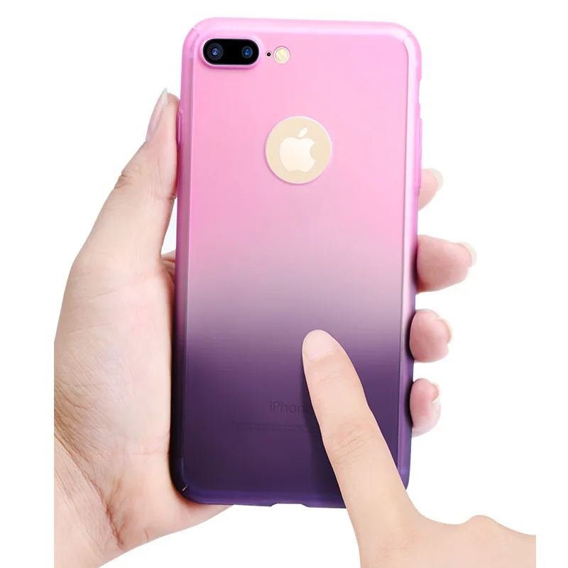 Мобильный телефон Yoteen чехол для IPhone 6 6S с полным покрытием закаленное стекло