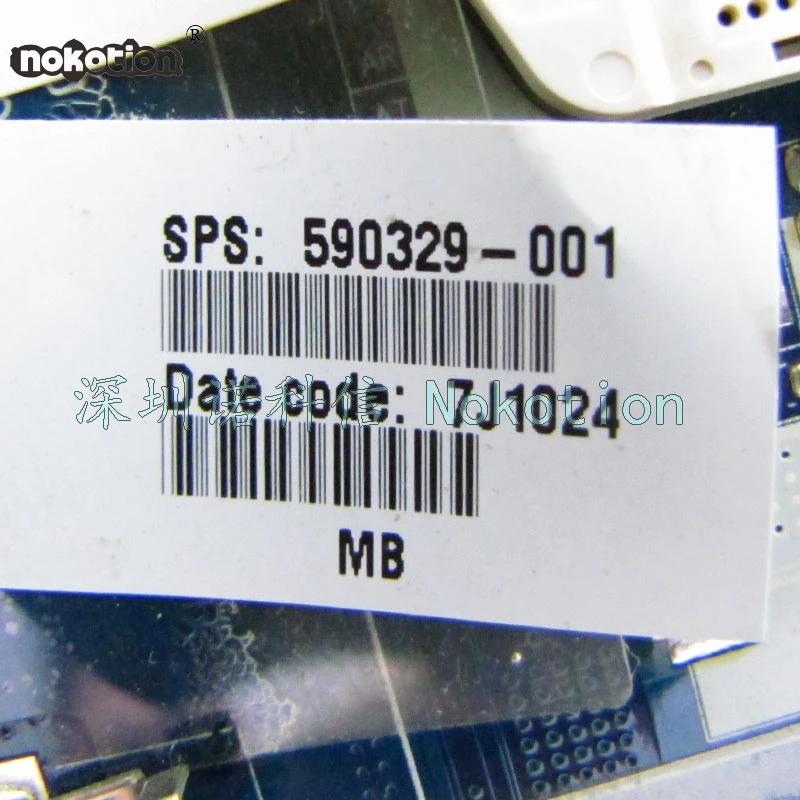 NOKOTION 590329 001 NAL70 LA 4107P для HP Compaq CQ41 материнская плата ноутбука HM55 ATI Мобильность Radeon HD