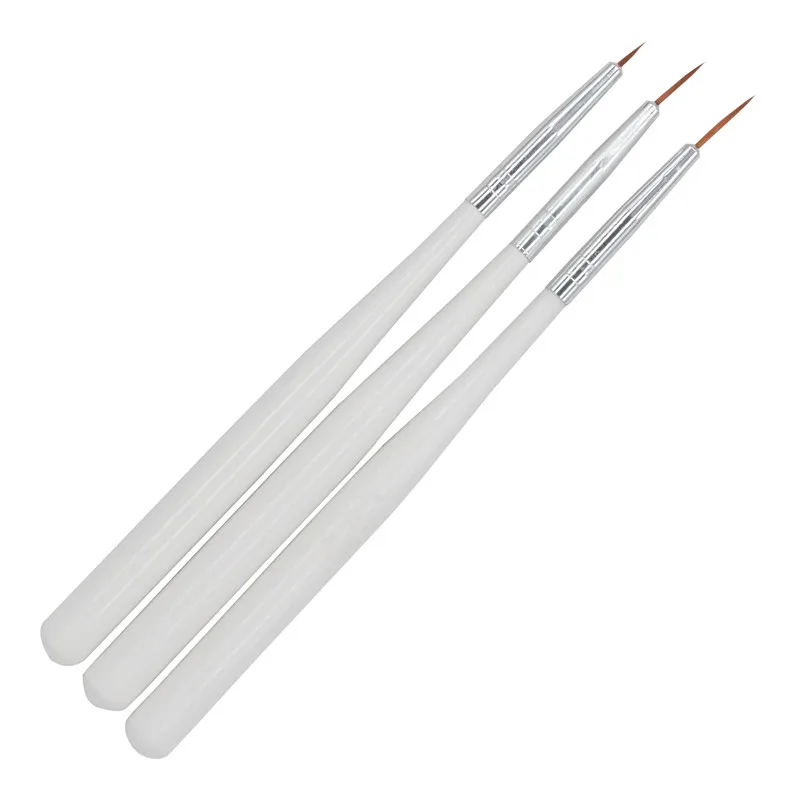 

3 PCS/Pack Nail Art Painting Drawing Brush / Practical Nail Tools Portable Nail Brushes 25