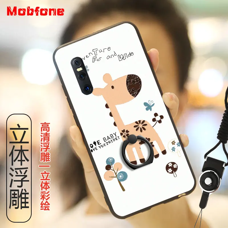 BBK Vivo X27/Y93/Y97 чехол Забавный мультяшный для телефона X27 Y93 Y97 Капа Coque +