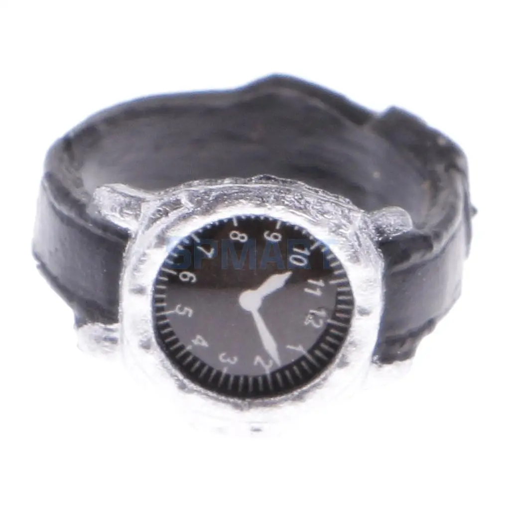 

1/6 Scale Black Watch Wristwatch for 12inch Action Figures Accessories #B