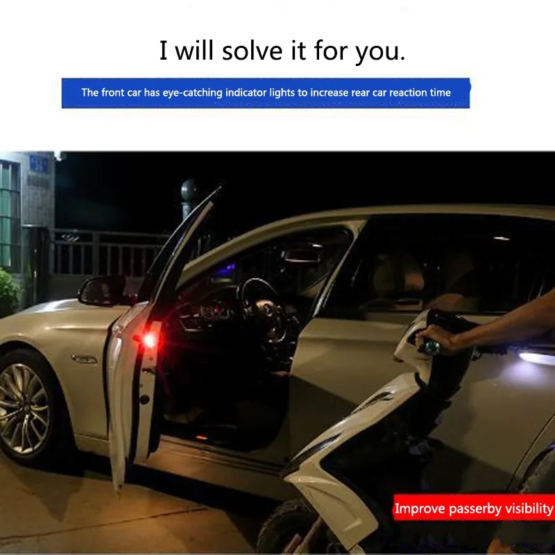 2 шт. магнитные беспроводные Светодиодные Сигнальные огни для открытия дверей