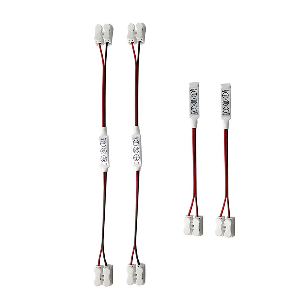 Мини светодиодный контроллер DC5V 24V 3 ключа одинарный Цвет и rgb с 2Pin разъемы диммер