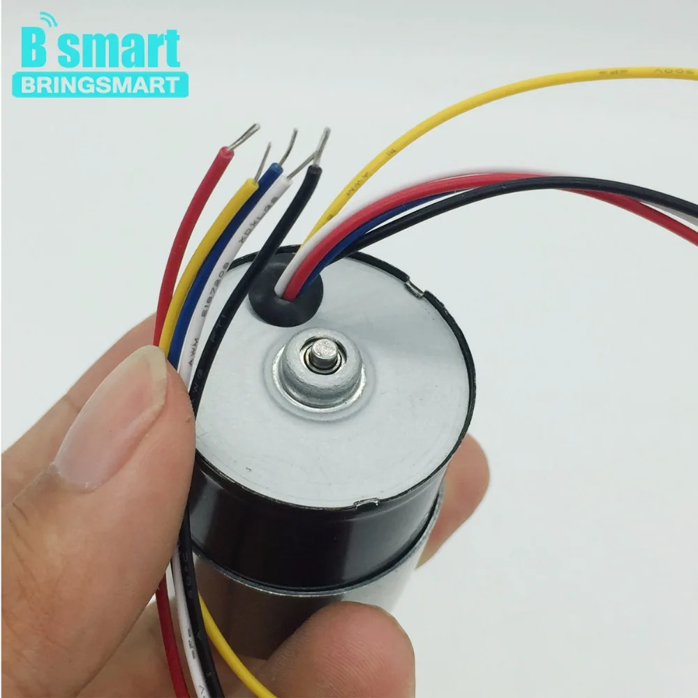 Bringsmart микро мотор JGB37-3625 DC 12v Поворот Скорость редуктор машина 4-480 об/мин, коррозийных свойствах, бесщеточный Электрический мотор 24v