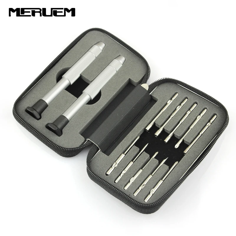 

Mini Precision 12 in 1 Screwdriver Set Hand Tools Set Repair Tool Kit For Tablet PC Mobile Phone Glasses Multitul Tools