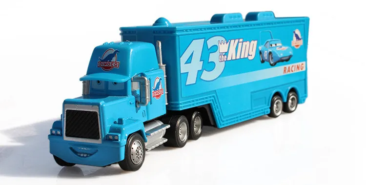 Disney Pixar Cars 2 3 игрушка Молния Маккуин Джексон шторм Мак UncleTruck King 1:55 литой металлический игрушечный автомобиль Детский подарок на день рождения