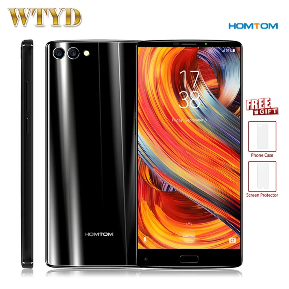 HOMTOM S9 плюс 4 ГБ + 64 двойной задней камерами идентификации отпечатков пальцев 4050