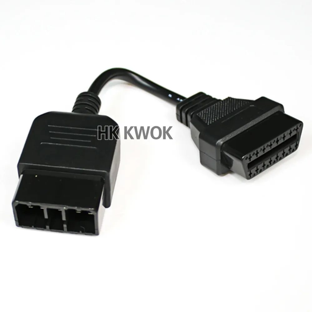 

Wholesale 5pcs For Subaru 9 Pin To 16 Pin OBD 2 Connector Diagnostic Tool Adapter Cable Free shippingping Good Quality