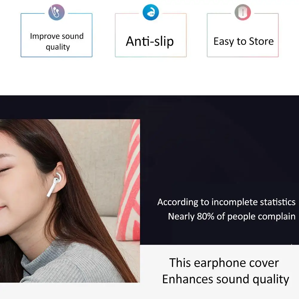 Силиконовый крюк-образный bluetooth-гарнитура стабилизатор 30 градусов в уши противоскользящие ушные крючки Чехлы аксессуары для AirPods