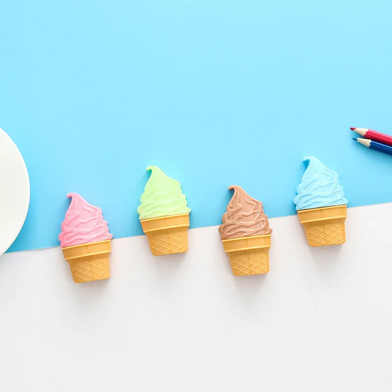 2 шт. Милая точилка для мороженого Kawaii Канцелярские товары Papeleria детские подарки
