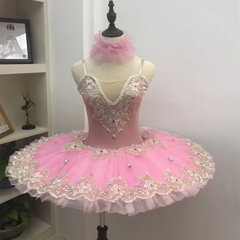 

2023 Professional Ballet Tutu Child Kids Girls Ballet Tutu Adulto Women Ballerina Party Ballet Mujer Dance Costumes for girls
