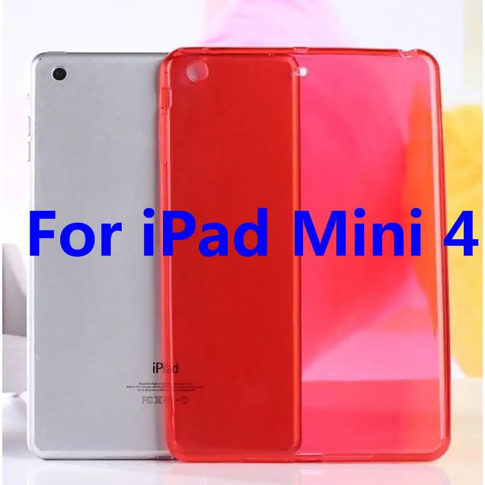 For iPad Mini 4 Для Apple iPad Mini 1 2 3 4 чехол TPU Мягкий Прозрачный бампер чехол для iPad Mini 7," ультра тонкий прозрачный силиконовый чехол A1550 - Цвет: For iPad Mini 4