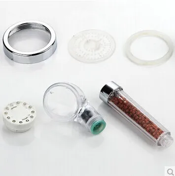 Хрустальная Светодиодная насадка для ручного душа светодиодная турмалиновая