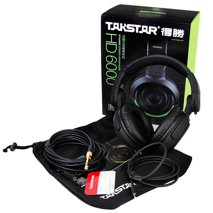 Оригинальные профессиональные стереодинамические наушники TAKSTAR HD6000 монитор для