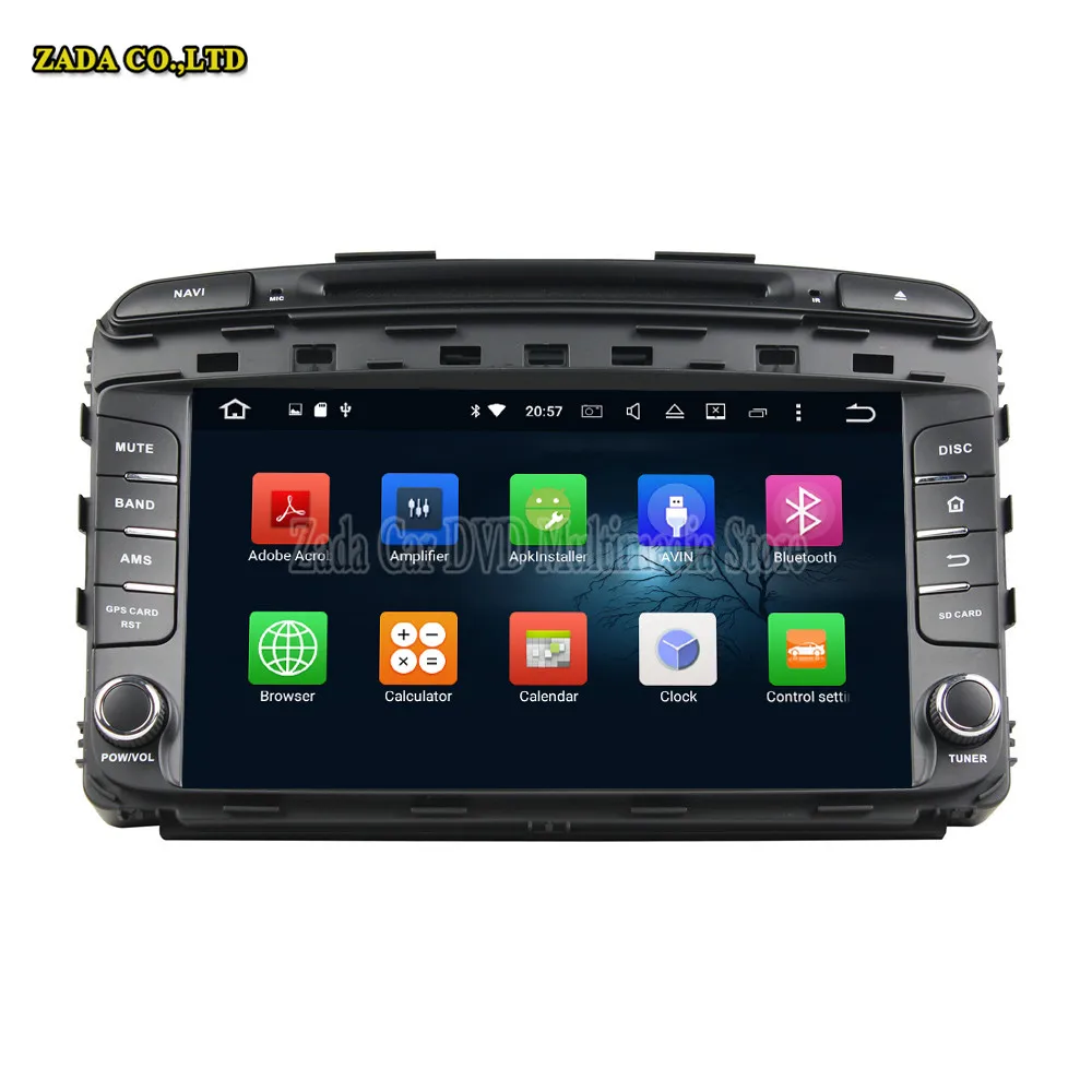 NAVITOPIA 9inch 4GB+64GB 8 Core Car GPS navigation For KIA SORENTO 2015 with Mirror Link/Bluetooth/wifi Radio Head Unit | Автомобили и