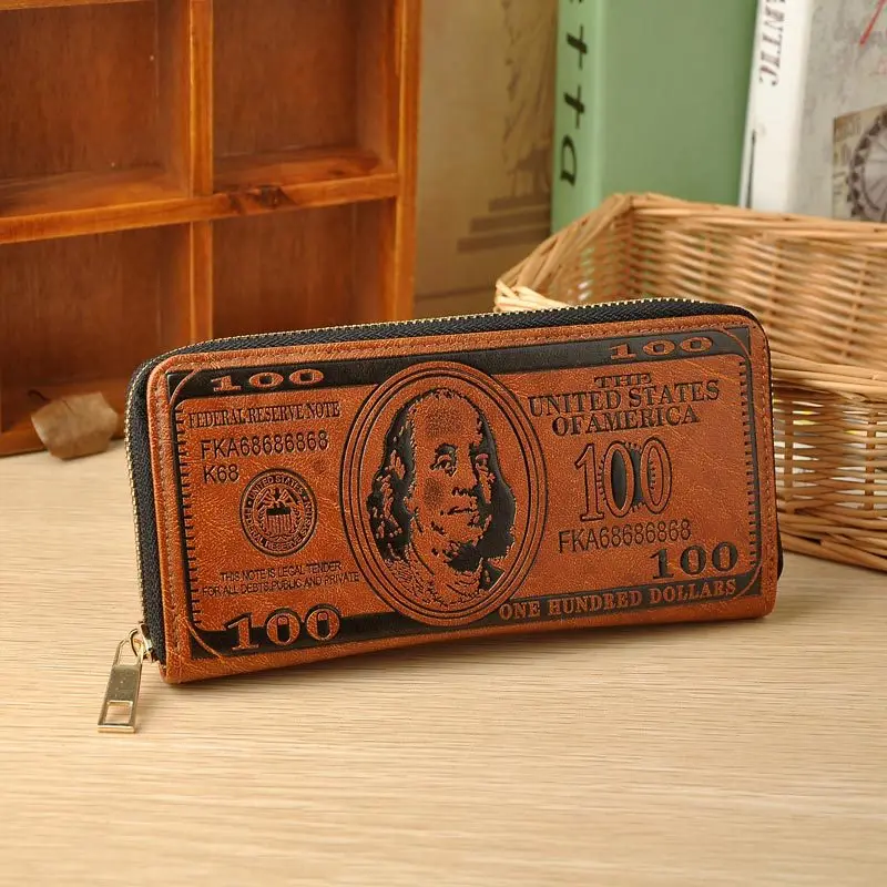 Из искусственной кожи Для мужчин кошельки дизайнерский бренд кредитной