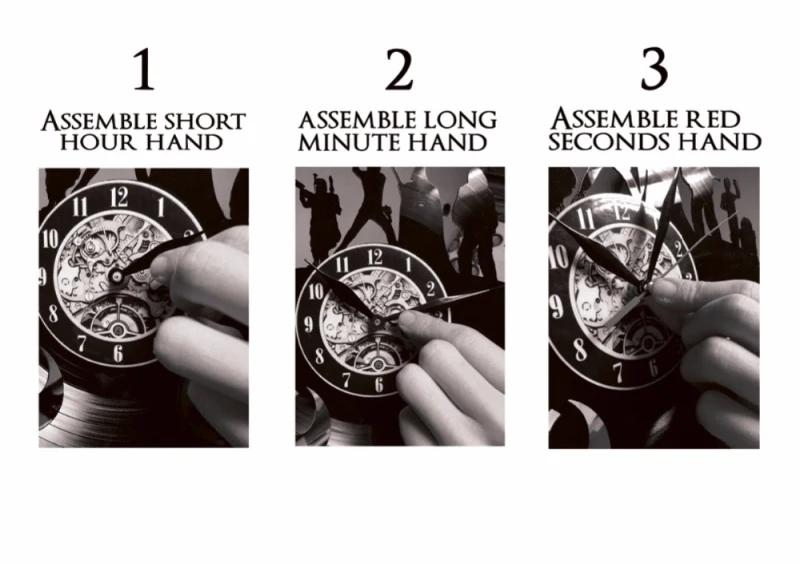 1 шт. настенные виниловые часы с изображением лесных животных и белки декор для