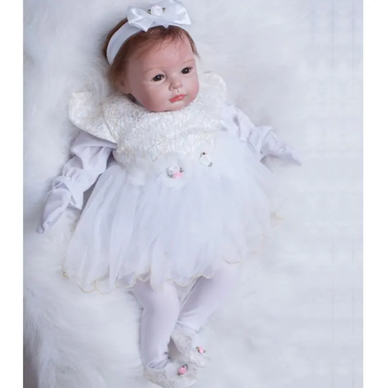 

Кукла Bebe Reborn, 22 дюйма, силиконовая кукла Reborn Girl, детские игрушки, 55 см, Реалистичная кукла для новорожденных, для девочек, подарок, игрушки, по...