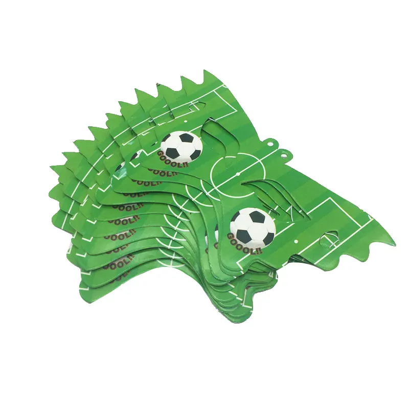 Masks-10Pcs Футбол тема столовая посуда тарелки салфетки флаг день рождения спрос среди детей чашки с картинками из мультфильмов Подарочная сумка детский душ декоративные принадлежности для вечеринок - Цвет: Masks-10Pcs