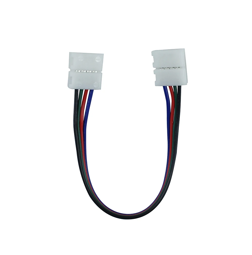 5 шт. 10 мм 4 контактный разъем для светодиодной ленты 5050 RGB|4 pin pcb connector|pcb wire connector4