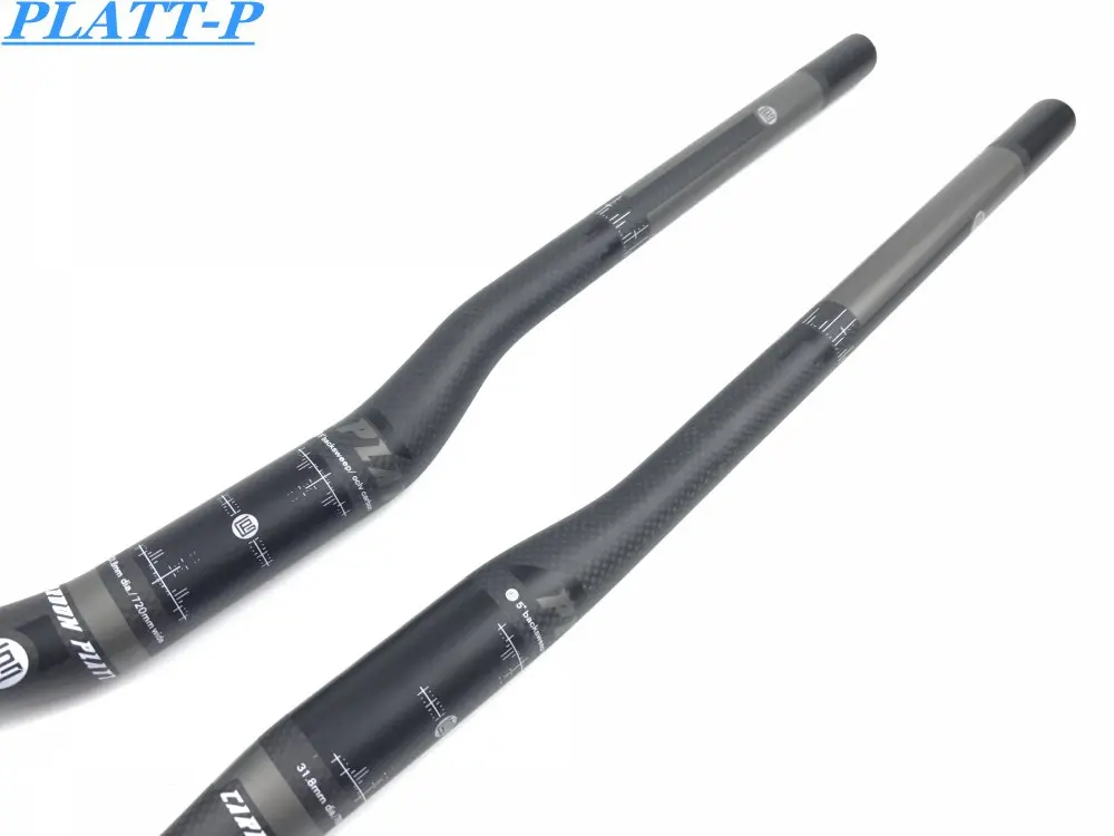 

PLATT Carbon MTB Carbon Steering Wheel Carbon Bike Bike Steering Wheel MTB Part 31.8 * 600-760mm
