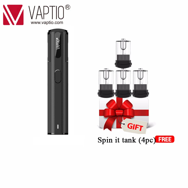 Vape ручка Vaptio Spin IT kit 15 Вт электронная сигарета vape 650 мАч встроенный аккумулятор 1 8