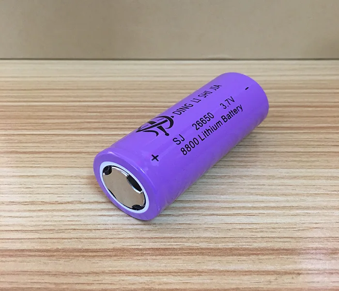 DING LI SHI JIA 4 шт. 26650 аккумуляторная батарея 3,7 V 8800mAh литий-ионная батарея для светодиодный фонарь