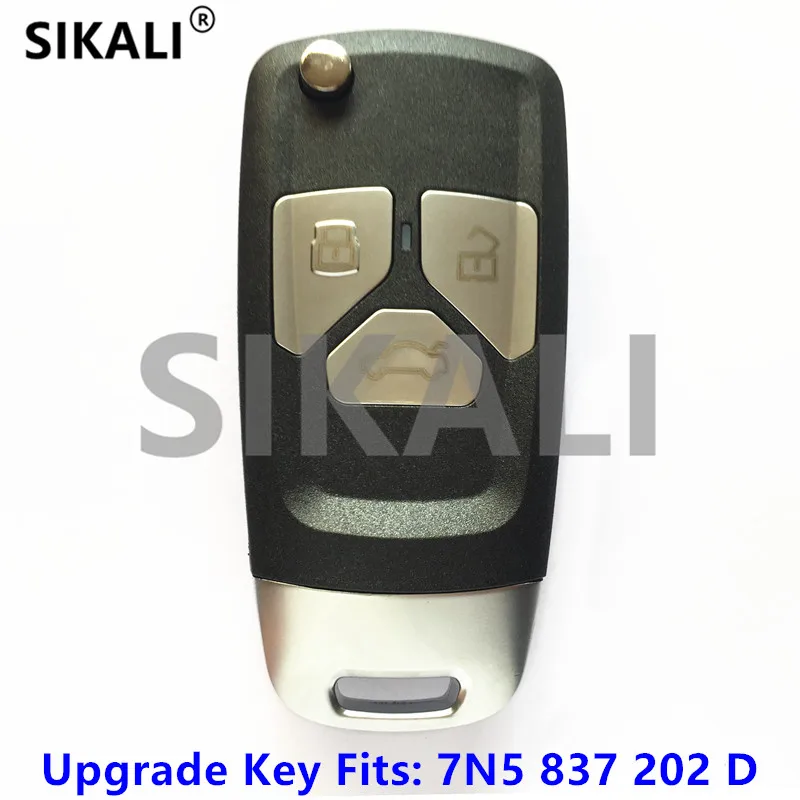 Обновленный Автомобильный Дистанционный ключ SIKALI 434 МГц для SEAT 7N5837202D