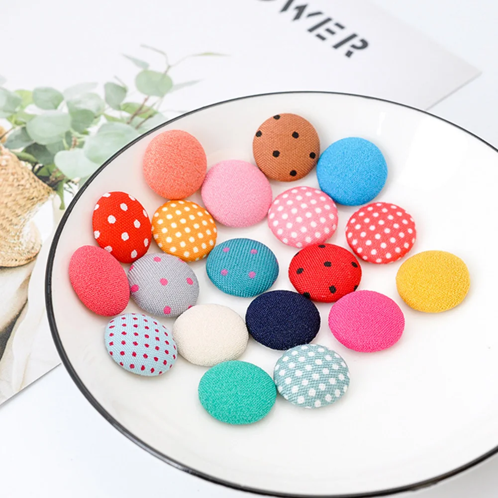 100 шт 1 5 см и пуговицы круглый со смешанными цветами DIY пошивное ремесло