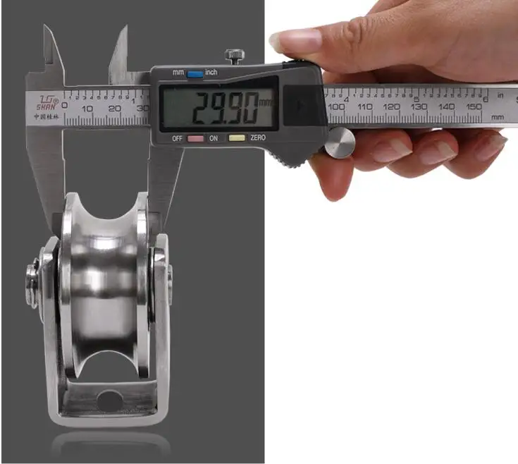 3 дюймовые раздвижные ворота из нержавеющей стали U образные направляющие колеса