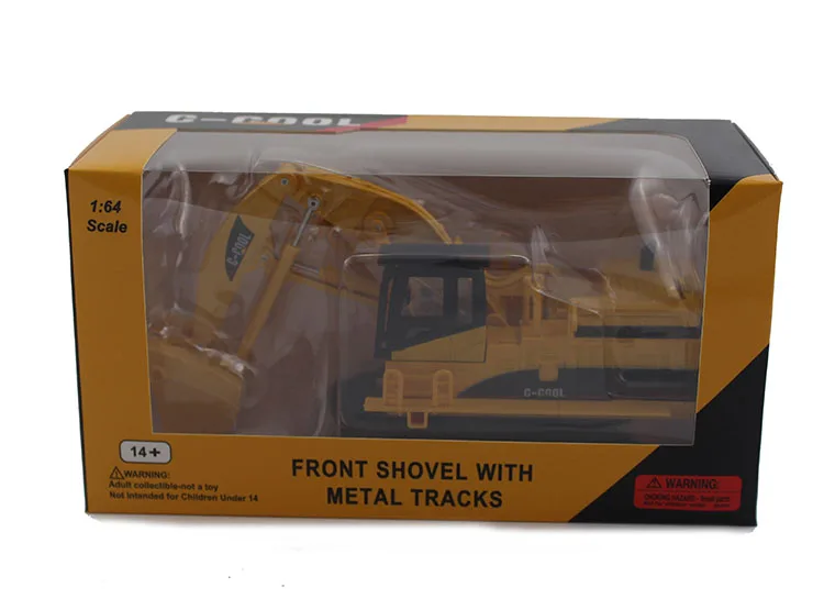 1:64 C-Cool Excavetor Tractor Soil Compactor Diecast Model Engineering Vehicle