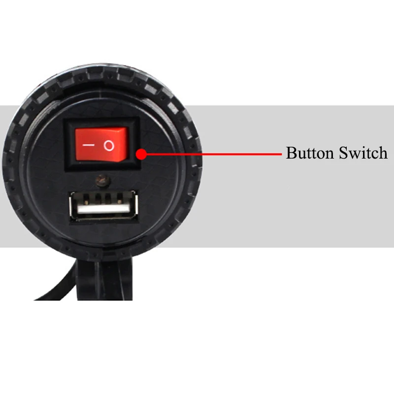 12 В USB розетка для мотоцикла с выключателем|Зажигалка| |