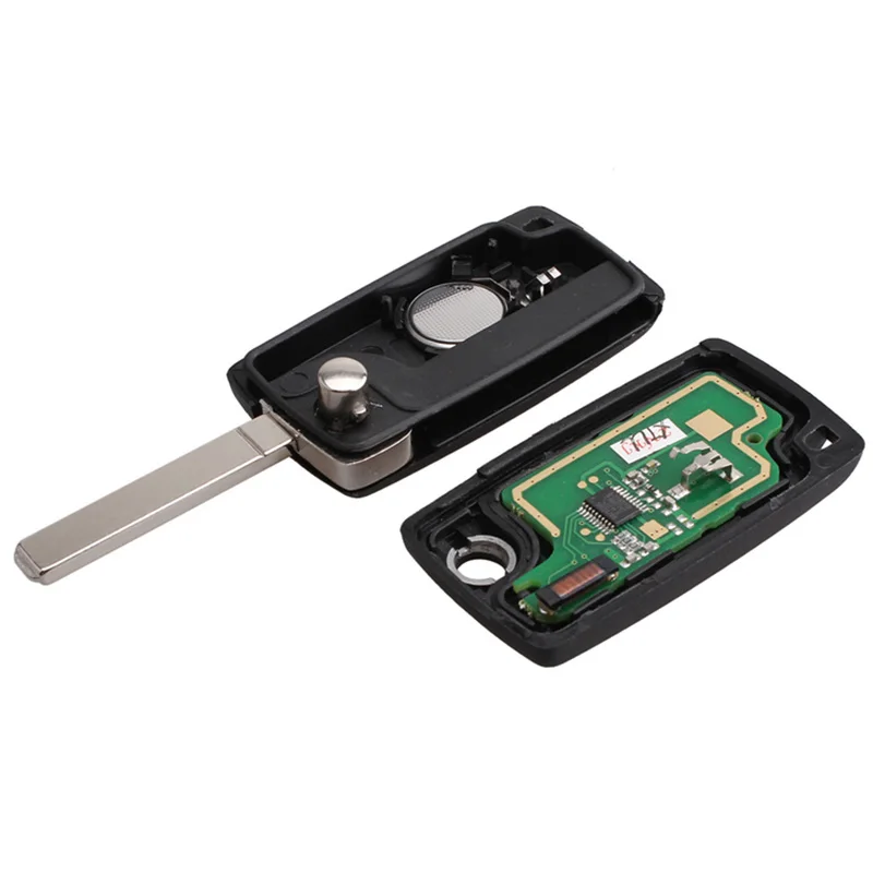 BHKEY 3 кнопки дистанционный Автомобильный складной брелок для Peugeot Citroen Berlingo 307 407 308