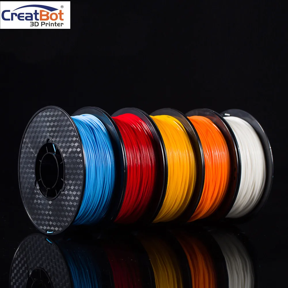 CreatBot 3d принтер нити 1,75 мм 1 кг pla 3,0 мм доступны для Makebot Ultimaker Wanhao FlashForge печати