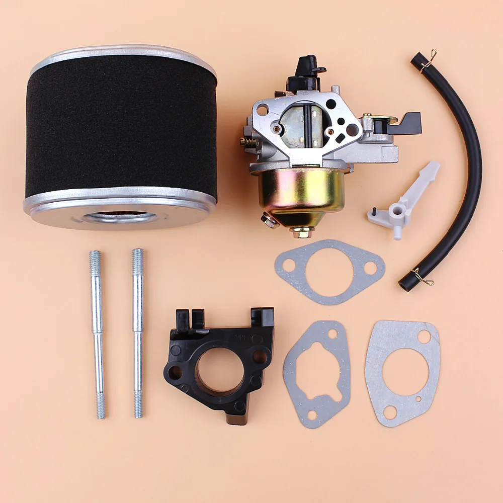 

Adjustable Carburetor Insulator Bolt Air Filter Gasket Kit Fit Honda GX390 GX 390 Chinese 188F 13HP Gasoline Engine Motor