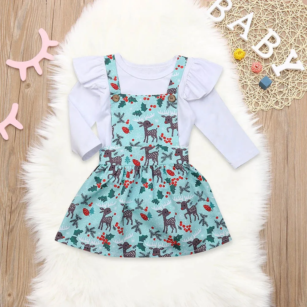 Модная одежда для маленьких девочек Комплект одежды детей Детский