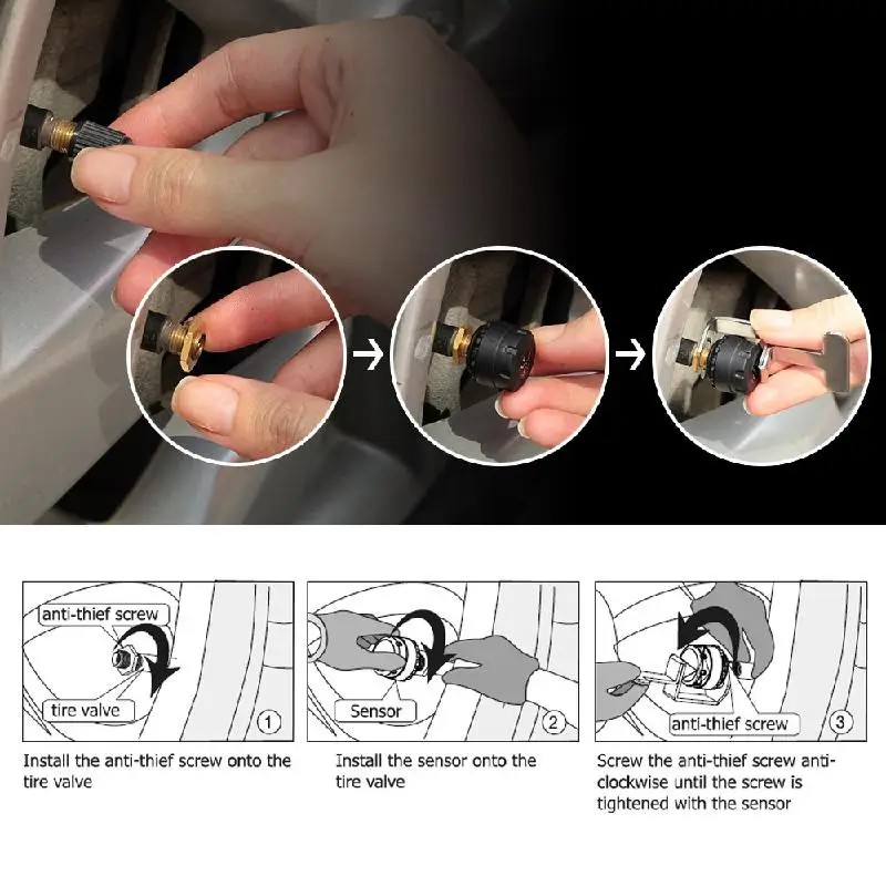 Carchet TPMS шин Давление мониторинга Системы автомобиля-детектор инструмент