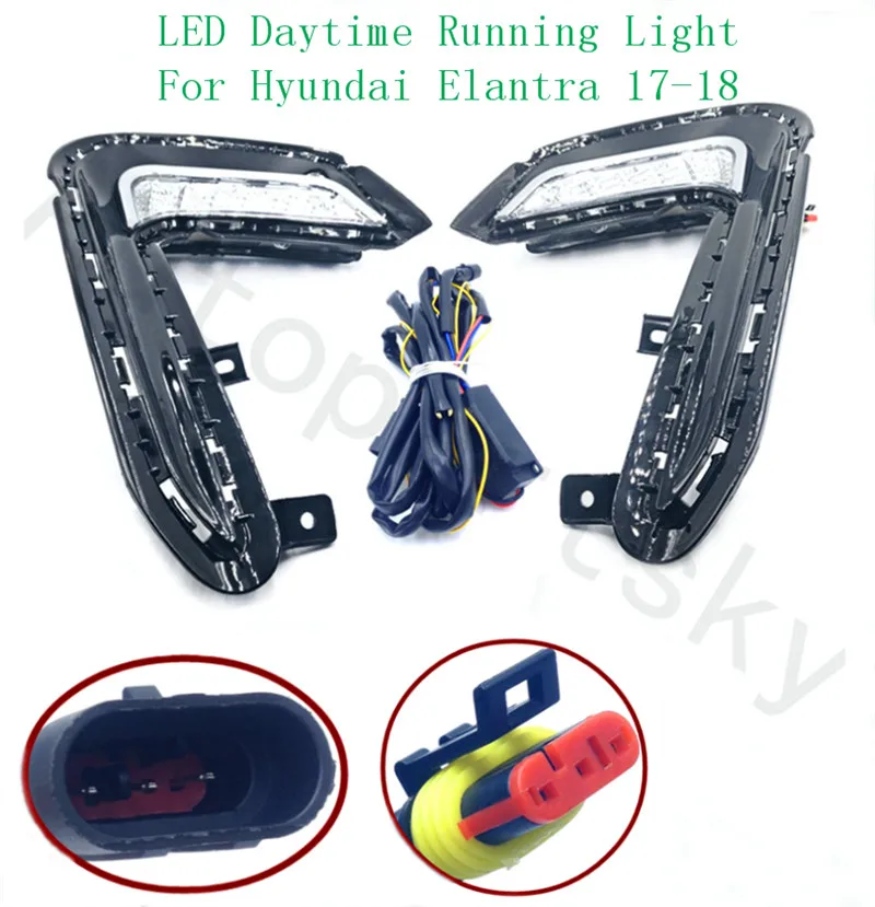 2 шт. светодиодный Автомобильные фары дневного света светильник DRL LED переднего