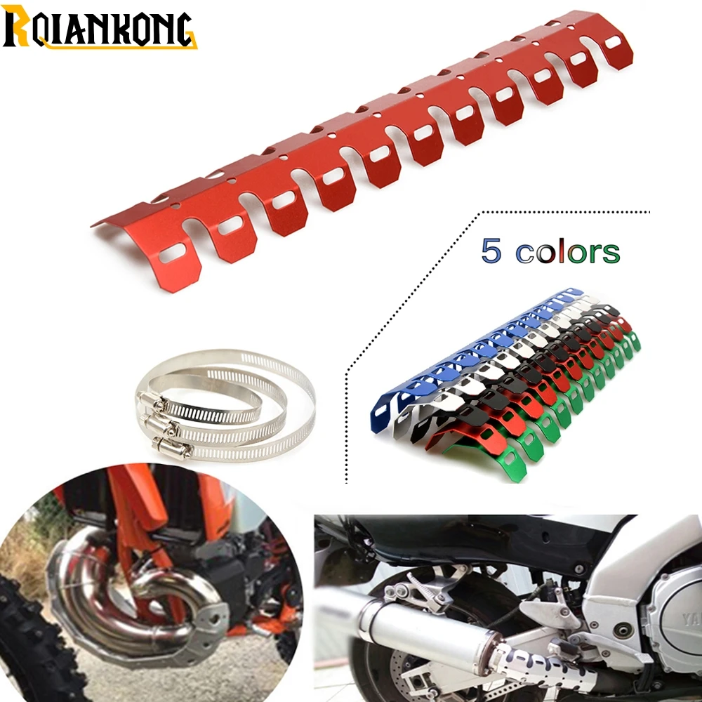 Защитная труба глушителя выхлопной трубы для мотоцикла теплозащитная Крышка HONDA