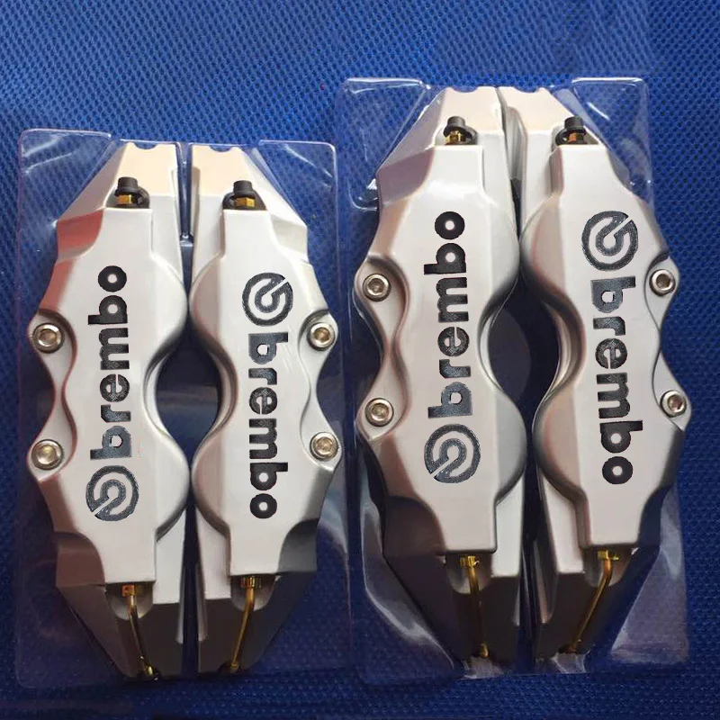Kunbaby ABS пластик с хромированным Карбоновым Brembo логотип дисковый тормозной суппорт Чехлы Размер L/M/S модель 3 Автомобиль Стайлинг Новая мода