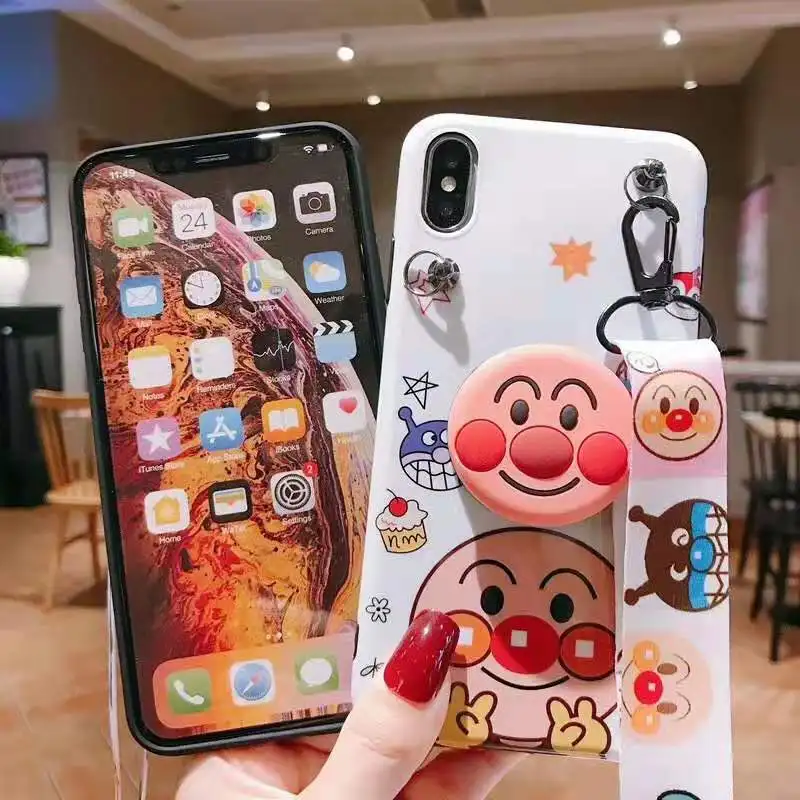 Милый мультяшный Единорог Улица Сезам ремешок чехол для iphone 6 6S 7 8 plus X XS XR Max стенд держатель мягкий IMD телефон couqe