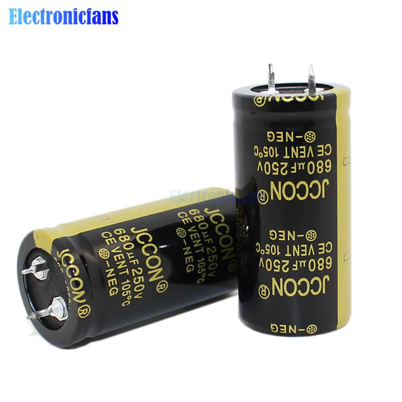 250V 680 мкФ 25X50mm алюминиевый электролитический конденсатор Высокочастотный