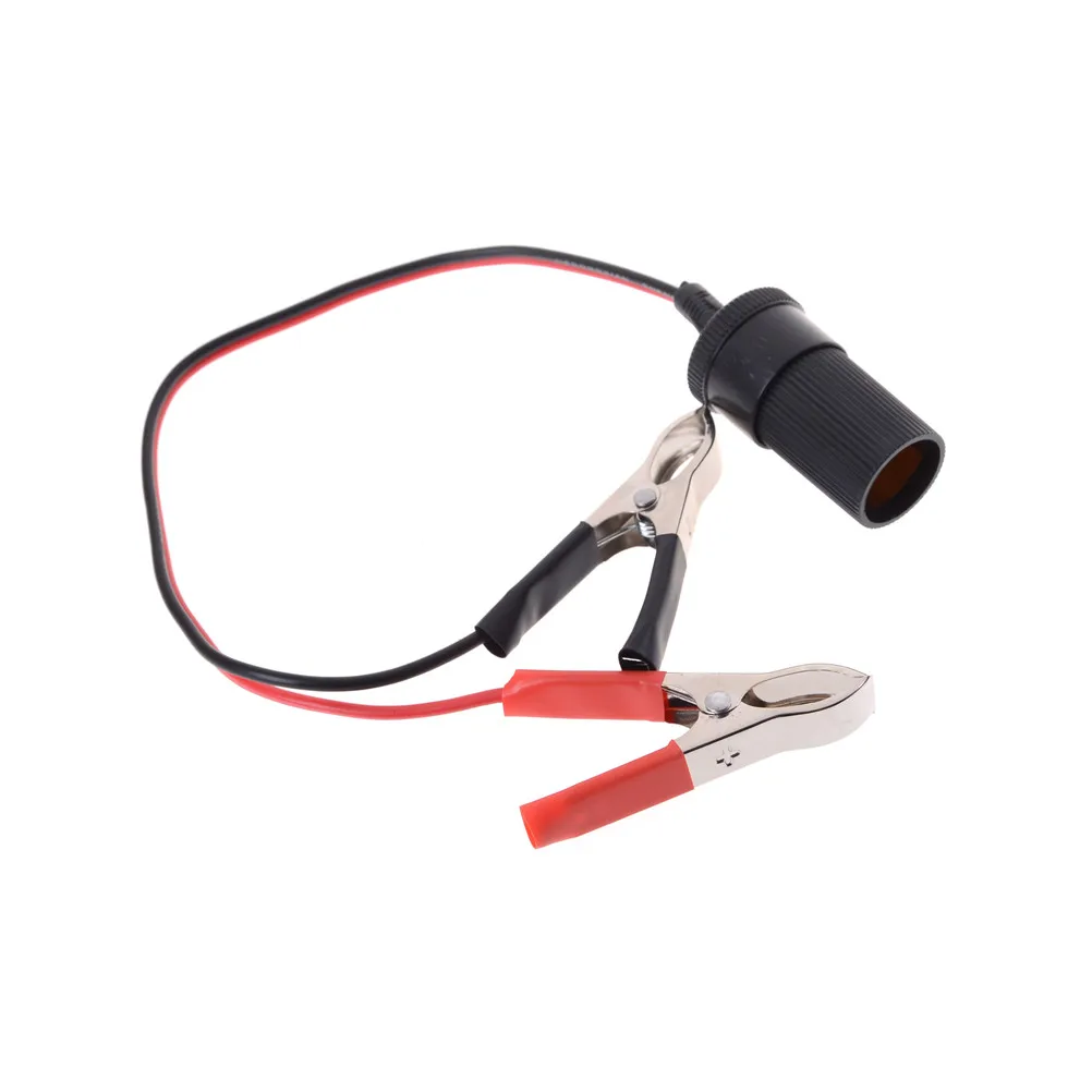 Зажим крокодиловый провод штекер/гнездо к прикуривателю автомобиля DC измеритель
