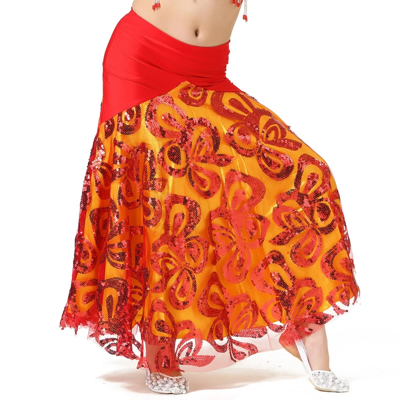 Женская шифоновая юбка макси для танца живота|belly dance skirt|belly dancing clothesprofessional belly |