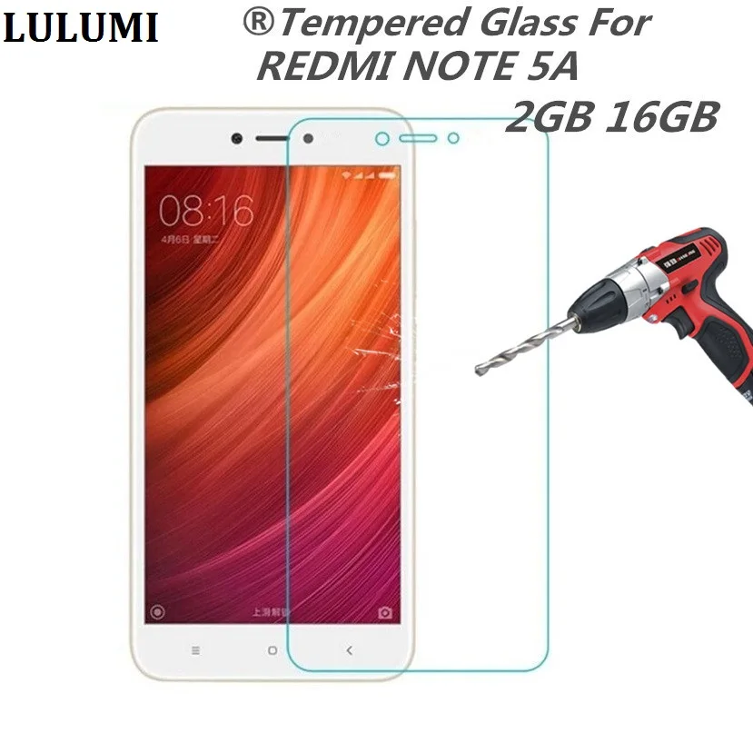 Закаленное стекло для XIAOMI REDMI NOTE 5A защитный чехол смартфона 5 дюйма 2 ГБ 16 защита