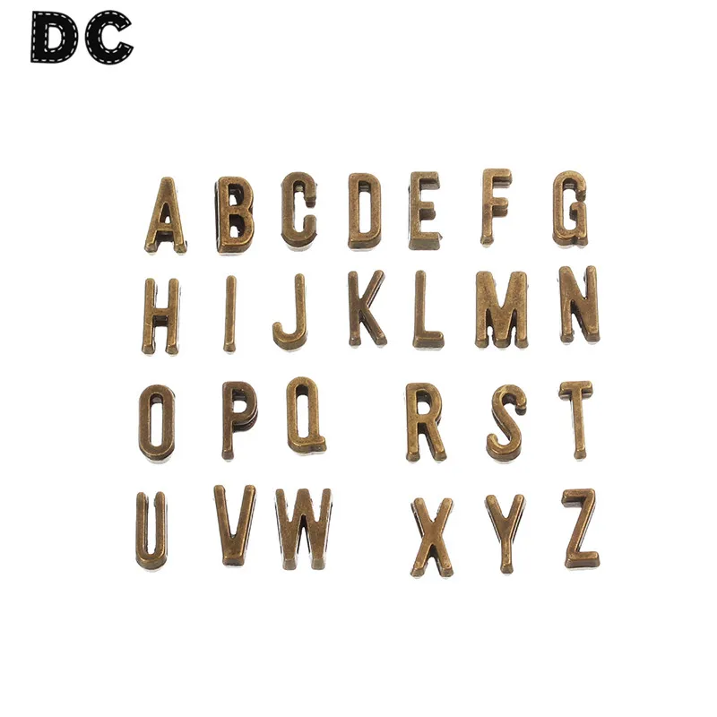 26 шт./Лот бусины в античном стиле с большим отверстием для кожаных браслетов |