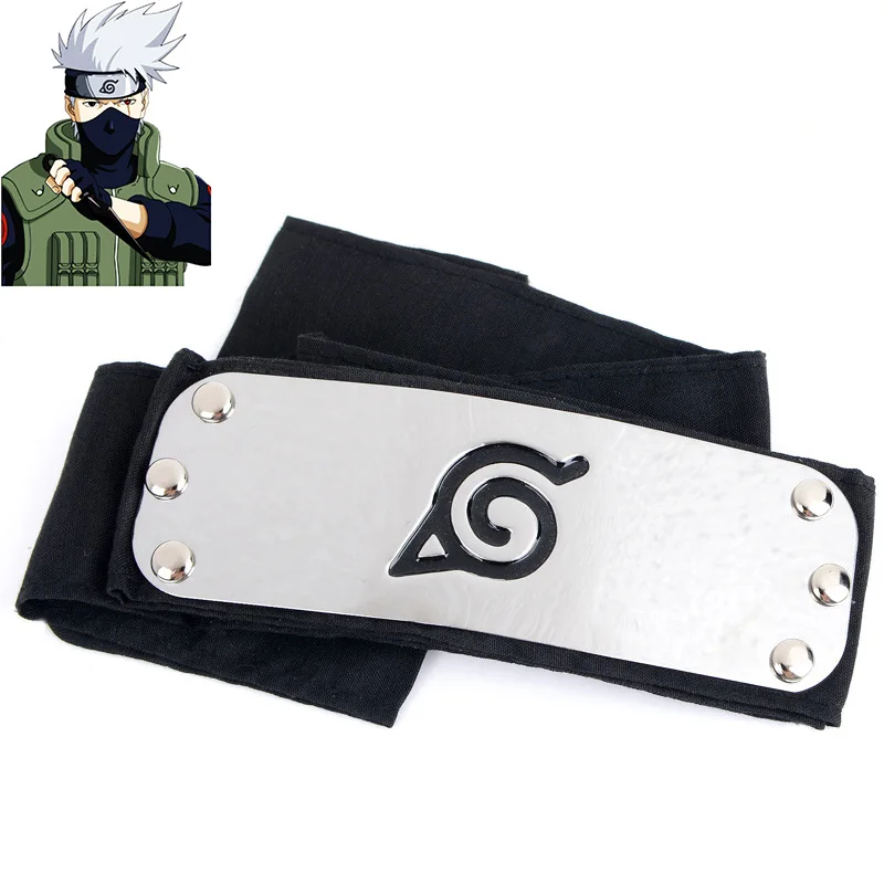 Аниме Наруто повязка на глаза для косплея лист деревенский логотип Konoha Uchiha Итачи Какаши Akatsuki членов косплей костюм аксессуары