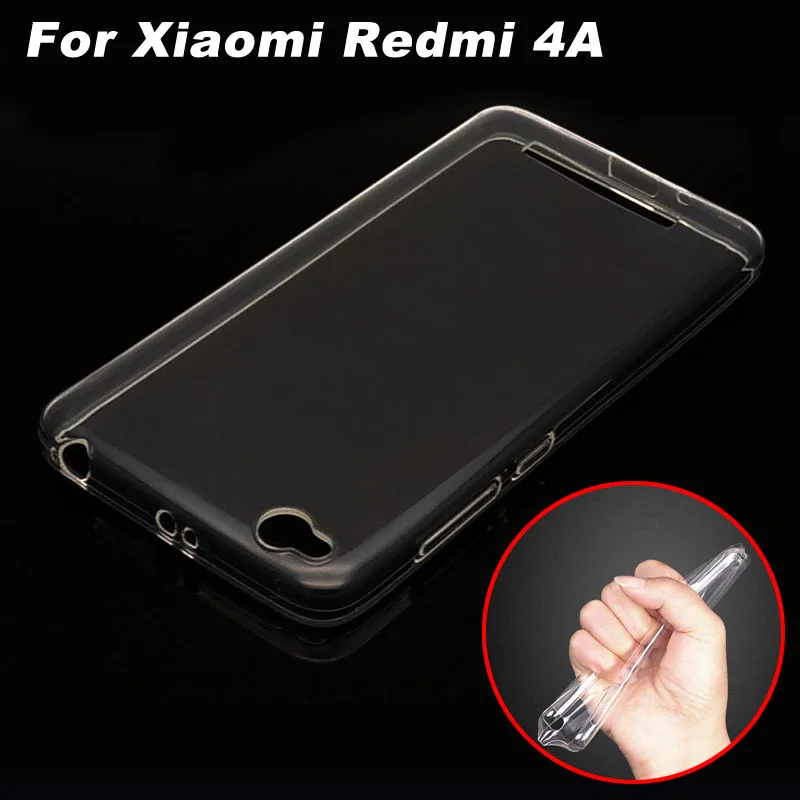 Ультратонкий Прозрачный мягкий чехол из ТПУ для Xiaomi Redmi 4A Redmi4A | Мобильные
