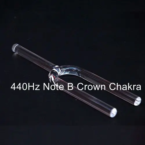 440Hz Note B CVNC Хрустальная Поющая чаша 440 Гц или 432 Гц 16 мм прозрачный кварцевый Поющий тюнинг вилка - Цвет: 440Hz Note B